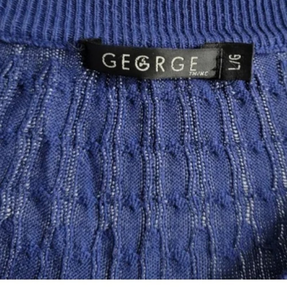 George | Royal Blue 3 Button Cardigan - Picture 2 of 4